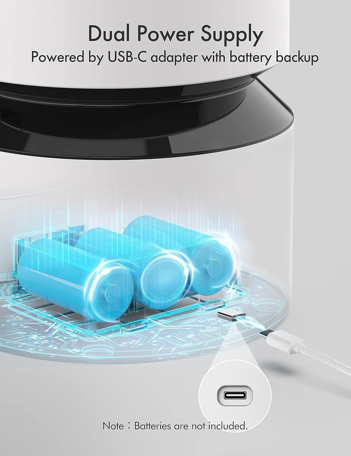 Automatic Pet Feeder 5L Dual Bowl Food Dispenser 6 Meals 50 Portions