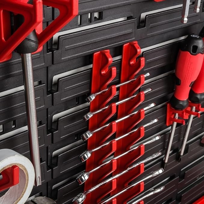 Garage Wall Pegboard Tool Organizer Storage Bin Workshop Rack