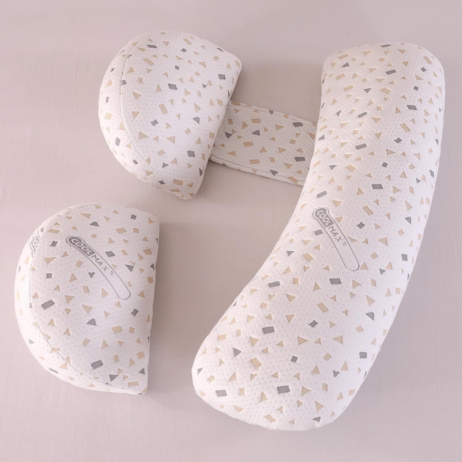 Pregnancy Pillow Side Sleeper Wedge Support Set Detachable Maternity Cushion