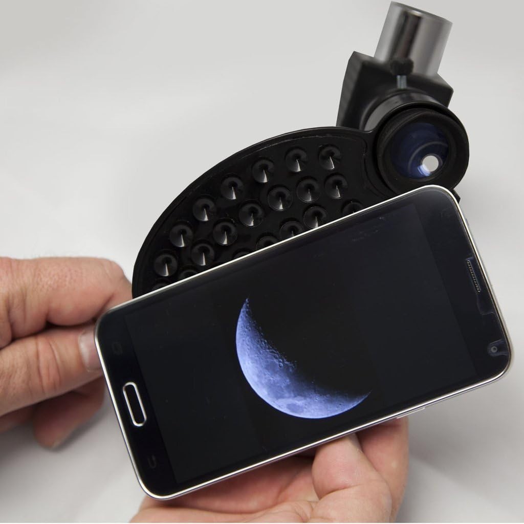 70/700 Carbon Fiber Refractor Telescope with Phone Adapter Black