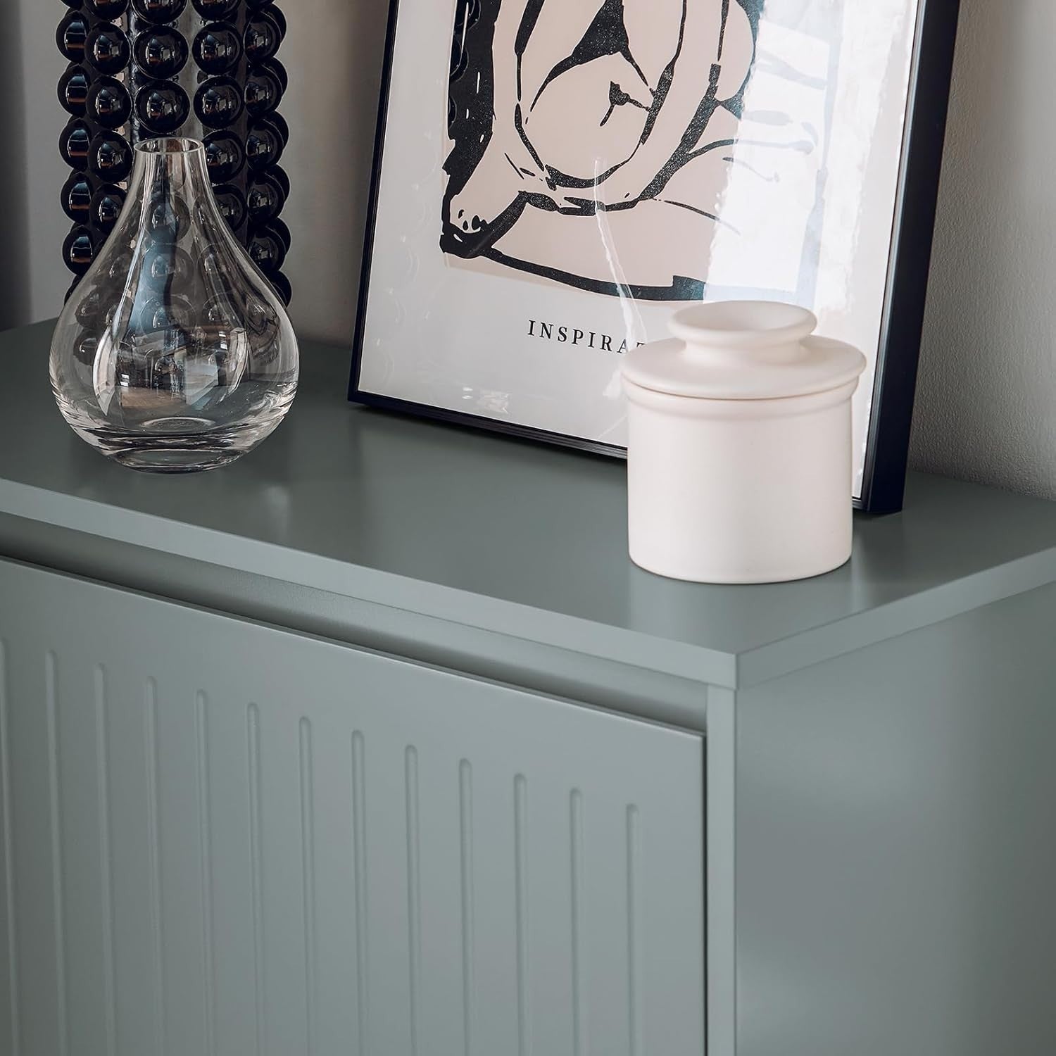Tall Slim Shoe Cabinet with 3 Flip Drawers – Grey Hallway Storage Unit