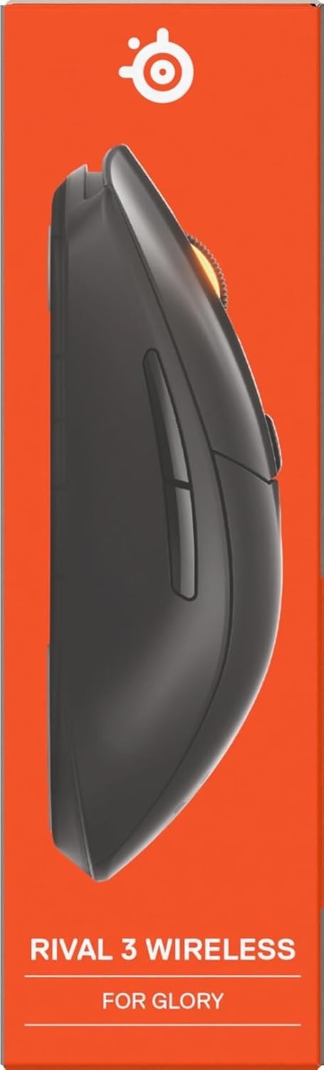 Wireless Gaming Mouse 18000 DPI Bluetooth 2.4GHz 60M Click Black