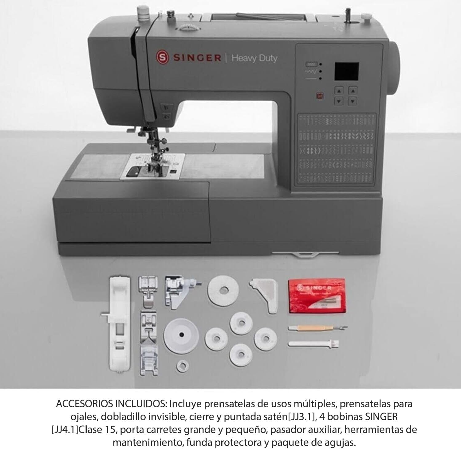Heavy Duty Computerised Sewing Machine LCD Display Start Stop Control