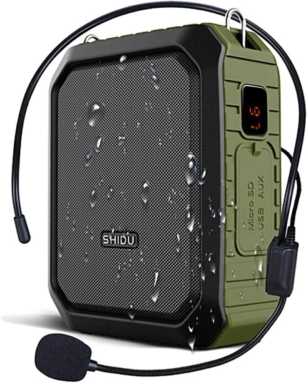 Portable Voice Amplifier 18W Bluetooth Speaker Waterproof PA w Mic