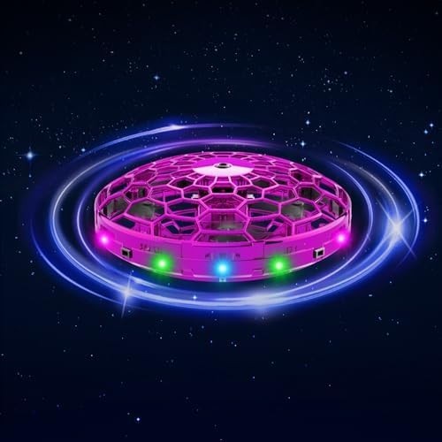 Gesture-Controlled Mini UFO Drone for Kids LED Hover Toy Indoor Outdoor