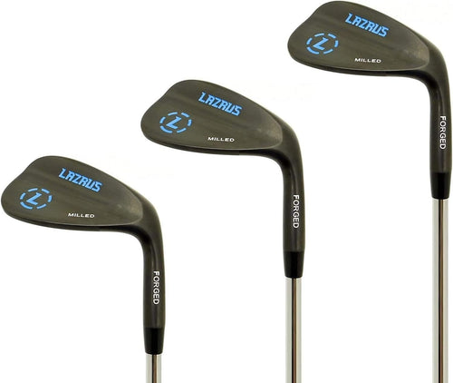 Right Hand Forged Golf Wedge Set 50° 54° 58° CNC Milled Spin Black