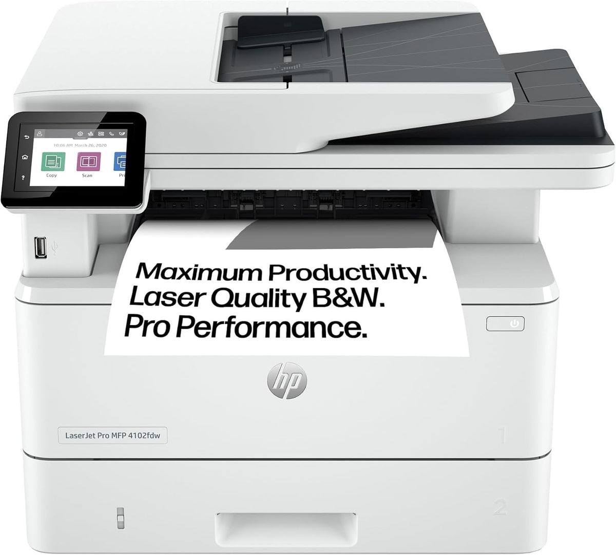 White Mono Laser Printer | Wireless | Duplex | ADF | SMB Office Use