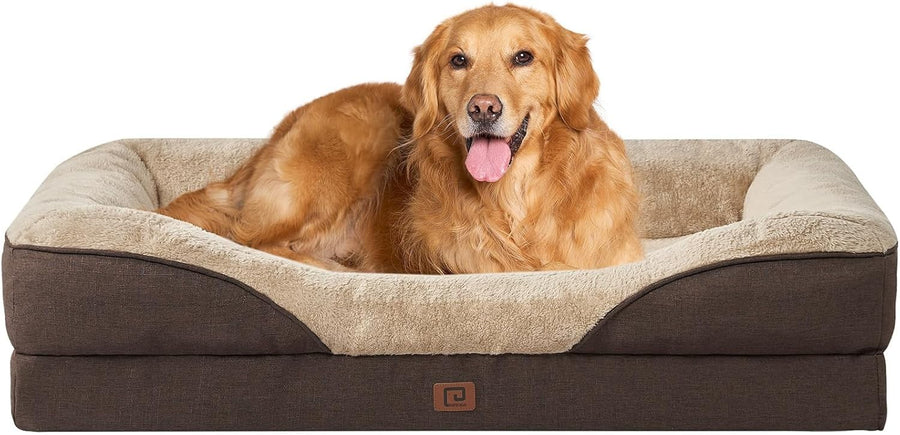 XL Memory Foam Orthopedic Dog Bed Waterproof Sofa 106x76x19cm