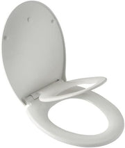 Family Soft Close Toilet Seat with Child Seat Quick Release Easy Clean White