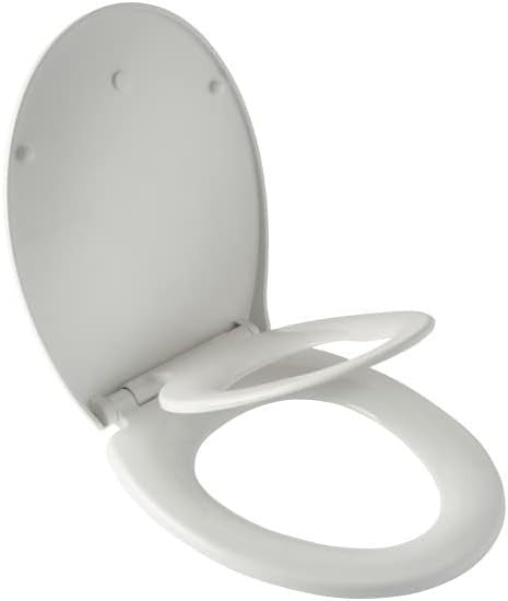 Family Soft Close Toilet Seat with Child Seat Quick Release Easy Clean White