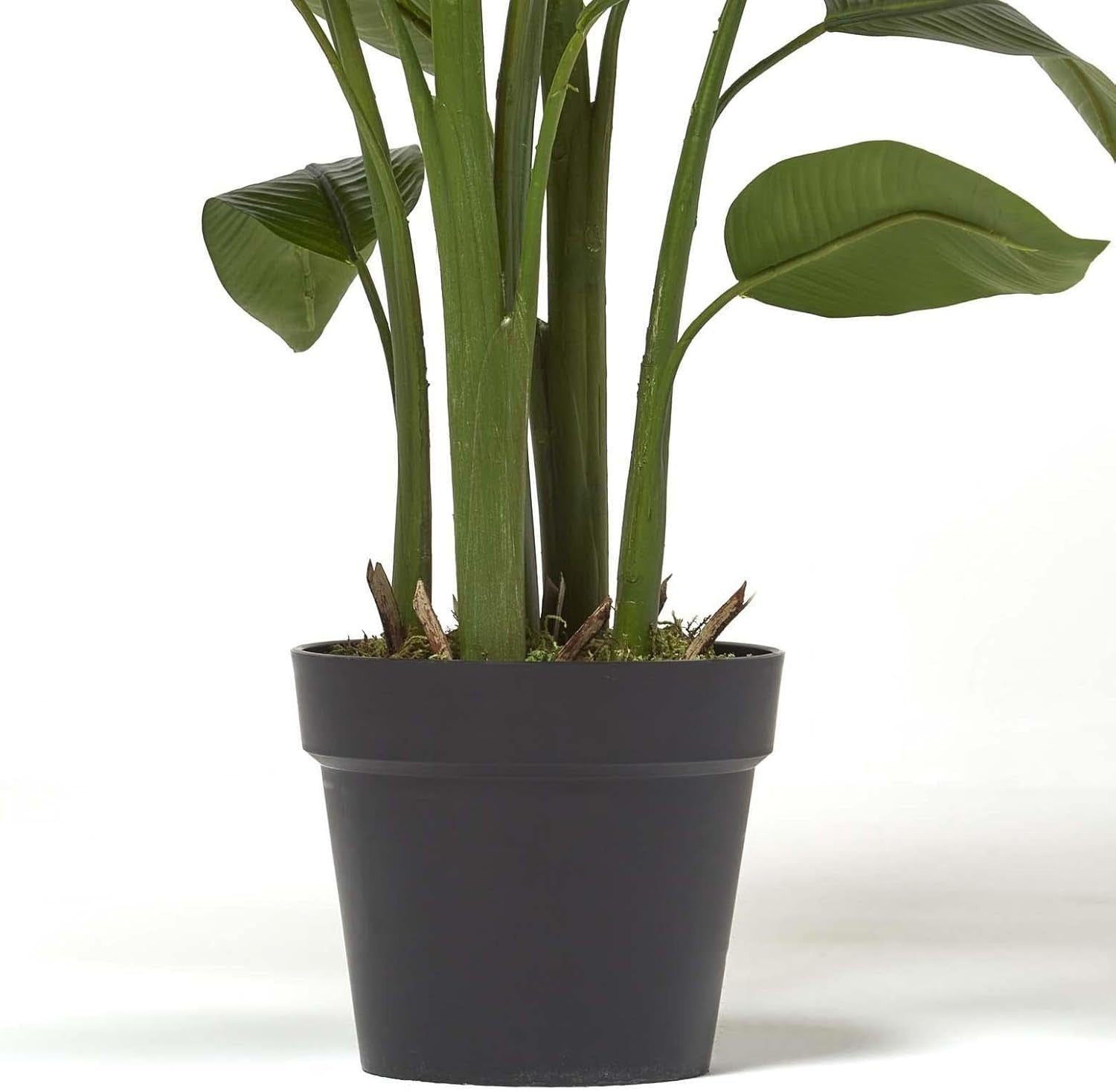 140cm Artificial Heliconia Plant in Pot Faux Indoor Green Tree Home Decoration