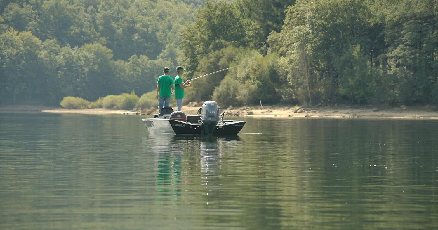 Lightweight 2-Piece Spin Rod & Reel Combo for Freshwater Fishing Beginners