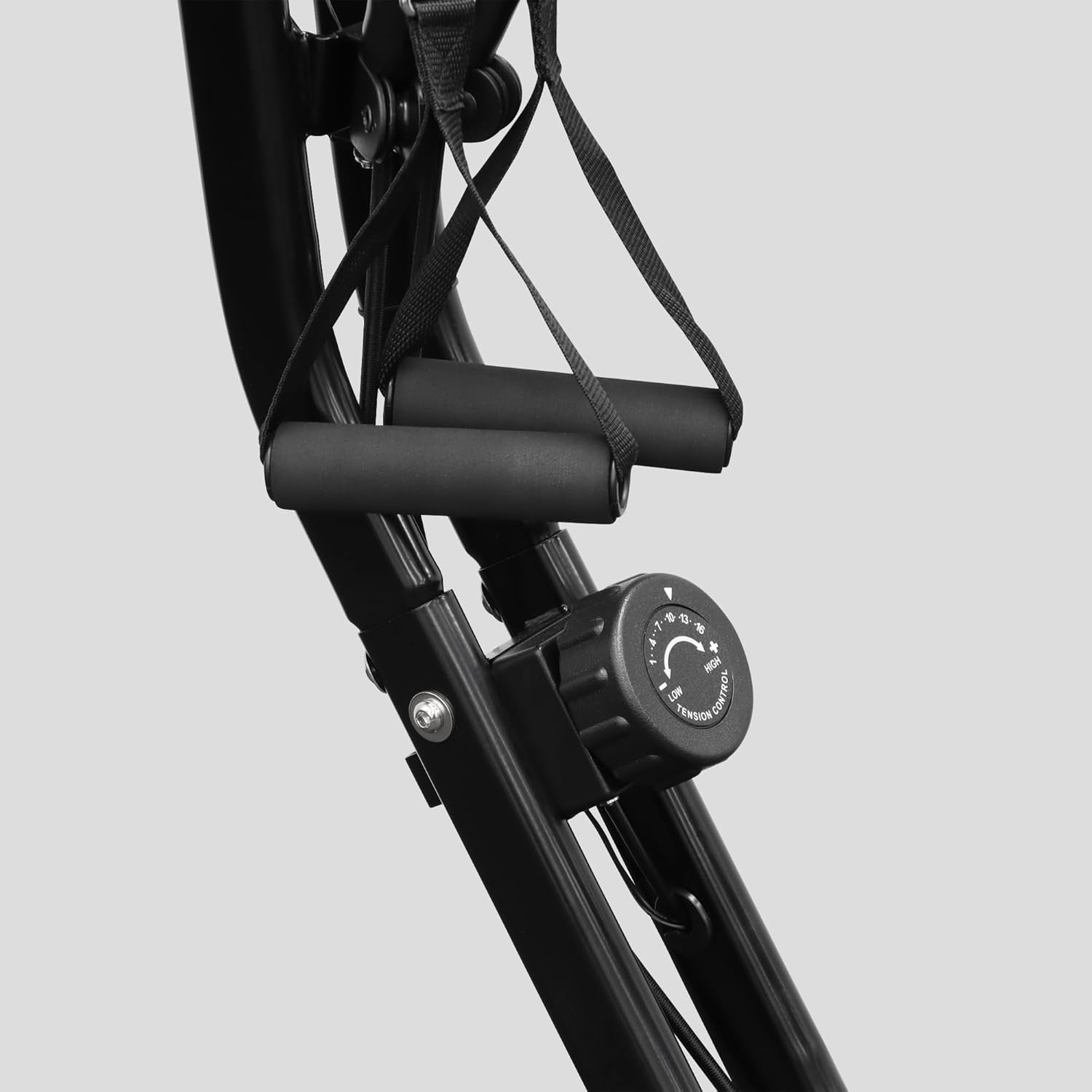 4-in-1 Folding Exercise Bike 16-Level Magnetic Resistance LCD Pulse Bands