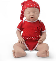 12in Full Silicone Reborn Baby Doll Open Mouth Newborn Girl