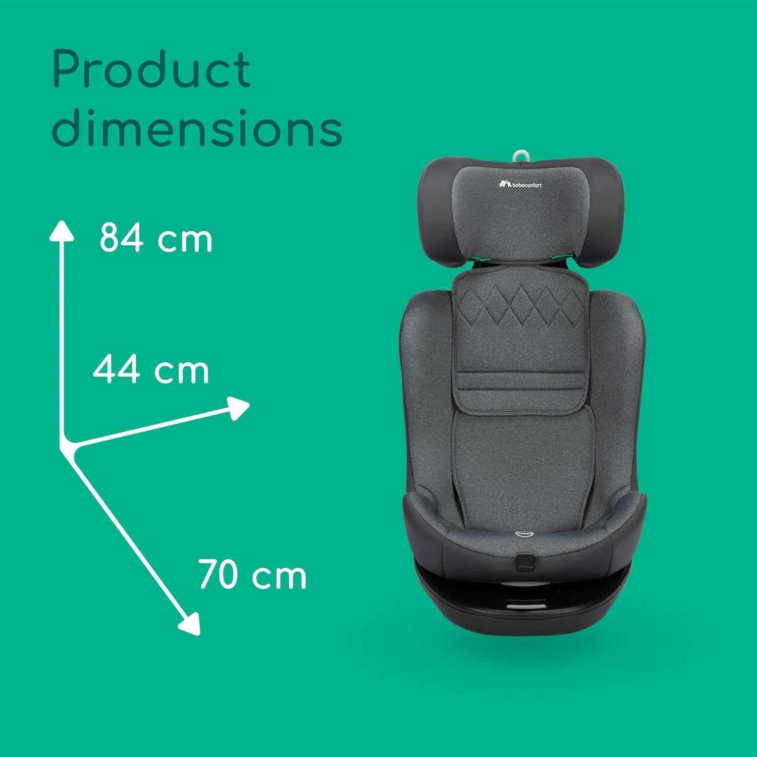 360 Swivel i-Size Car Seat ISOFIX 0–12 Years 40–150cm Rear  Forward