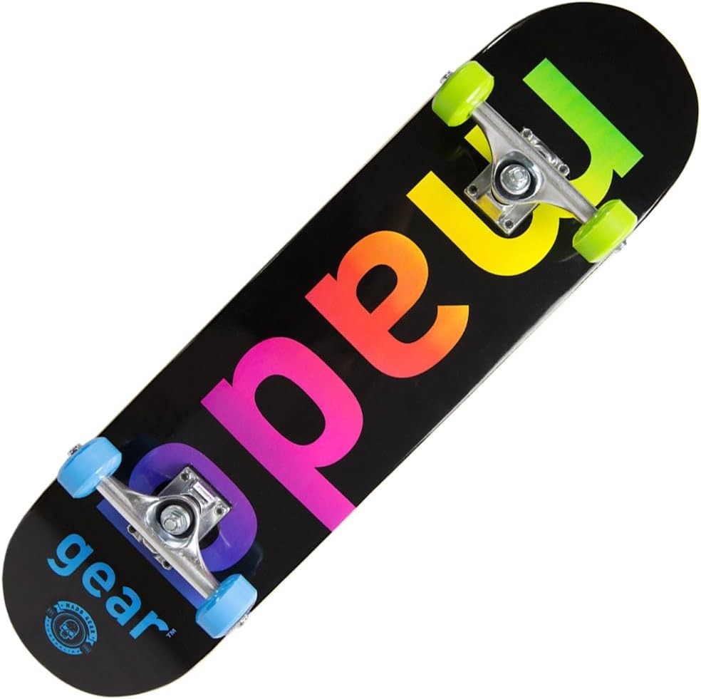 31" Complete Skateboard 8" Youth Beginner Maple Double Kick Deck Board