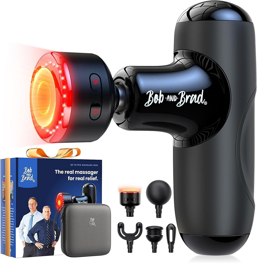 Deep Tissue Massage Gun with Infrared Heat Quiet Muscle Recovery Massager
