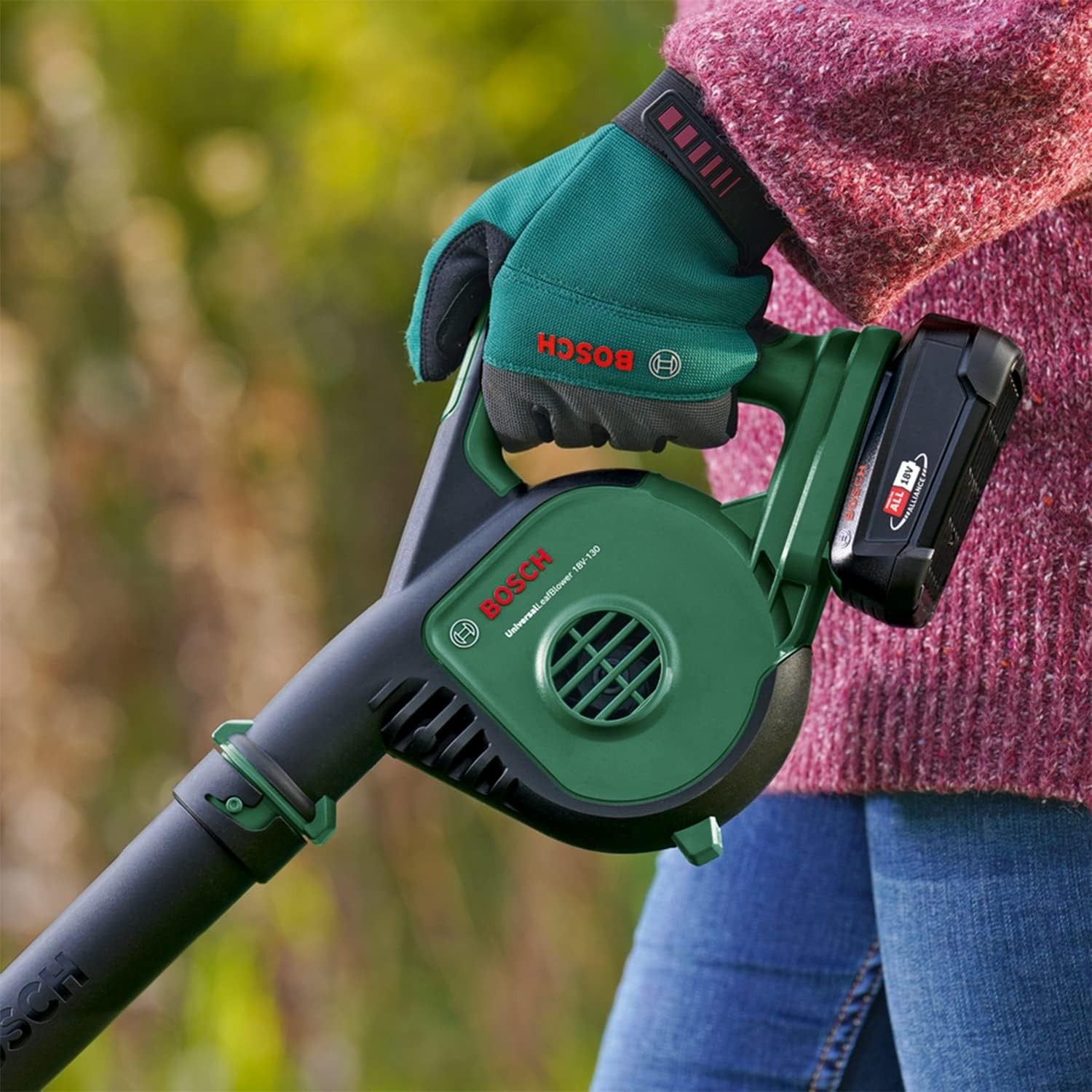 Cordless Leaf Blower 18V Lightweight Handheld Garden Patio Yard Cleaner