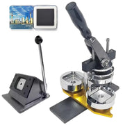 50mm Button Maker Machine Kit with Paper Cutter & 100 Magnet Supplies