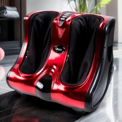 Foot & Leg Massager with Shiatsu, Kneading, Vibration & Pressure Therapy