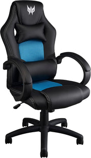 Ergonomic Gaming Chair Reclining Back Lumbar Support Black