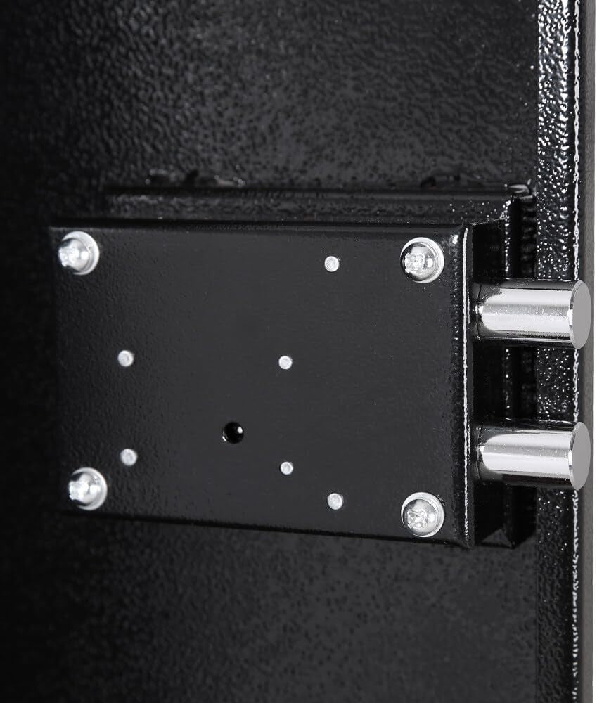 Lockable 6 Gun Cabinet Safe for Shotguns & Rifles with 7-Level Security