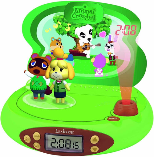 Kids Projector Alarm Clock Night Ceiling Time Display Sound Effects