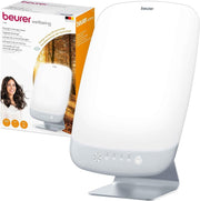 White SAD Light Therapy Lamp 14000 Lux Daylight Simulation LED Dimmer