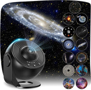 Galaxy Star Projector 13 Disc Planetarium 360° Rotating Night Light
