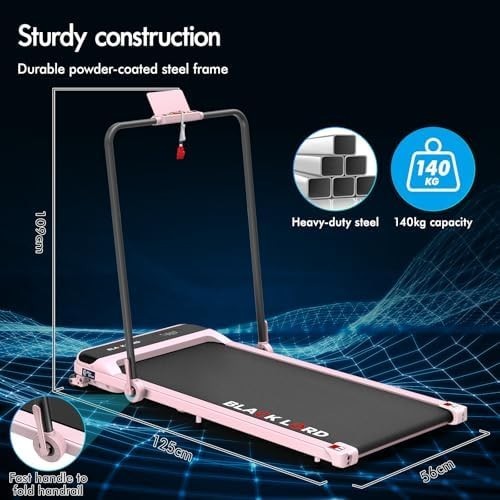 Foldable Treadmill 3.2HP 4% Incline Shock Absorbing Home Gym