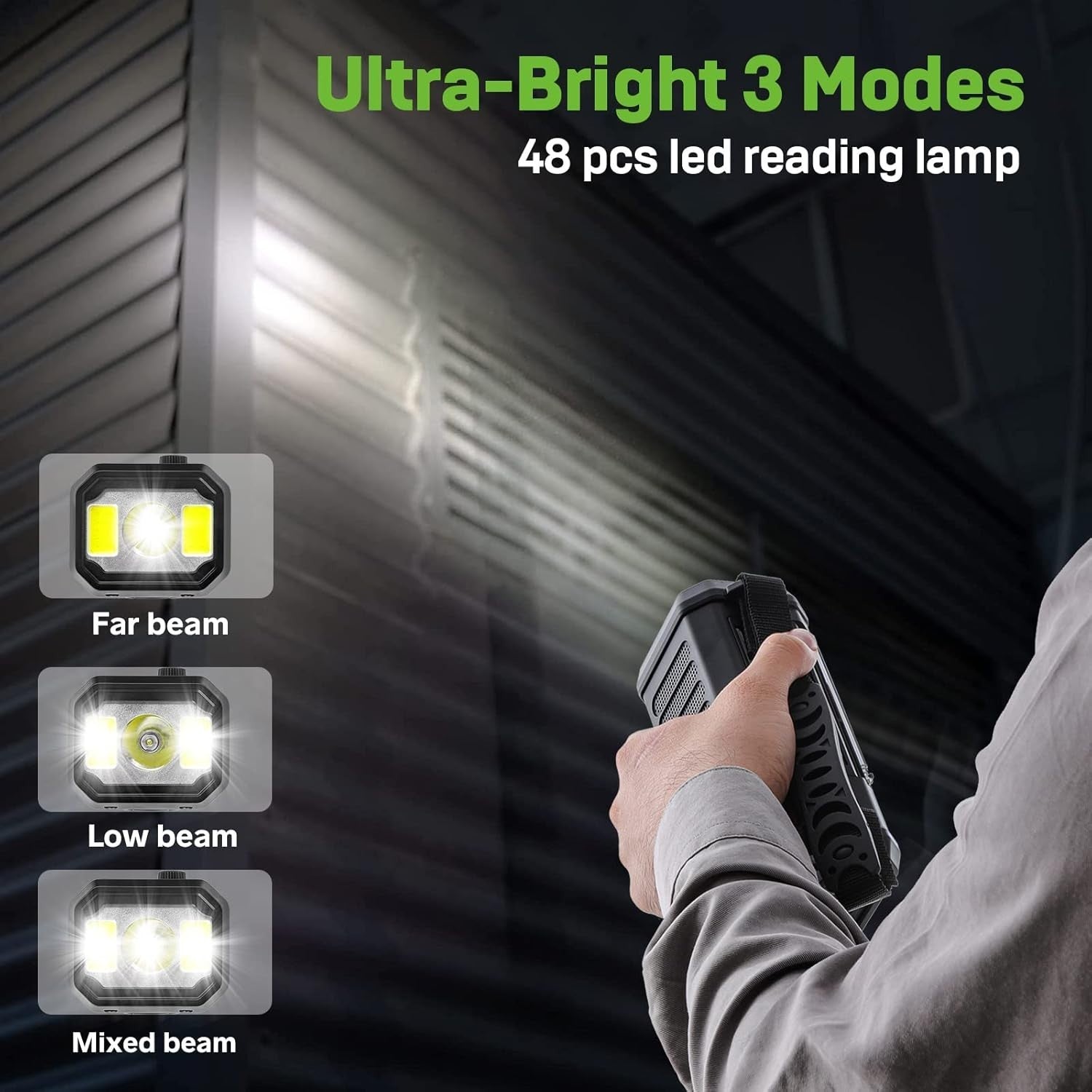 Emergency Weather Radio 10000mAh Solar, Hand Crank, AM/FM, Flashlight