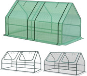 Heavy Duty Garden Greenhouse with 3 Covers Waterproof UV Protection Cold Frame