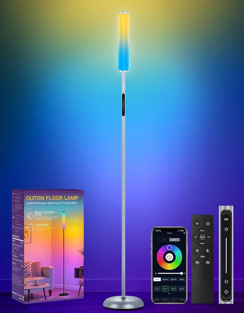 RGB Corner Floor Lamp Smart LED 1500LM App Remote Music Sync