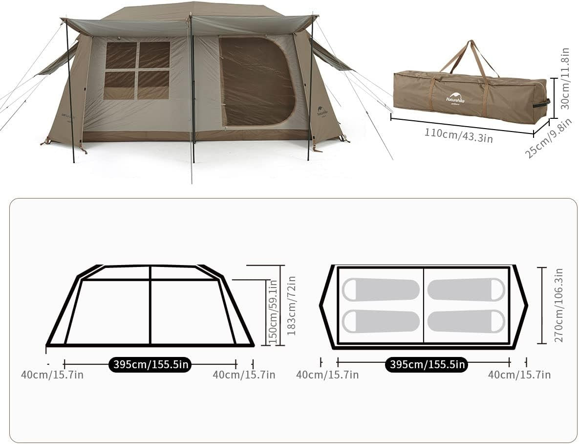 Pop Up Camping Tent 6 Man Automatic Waterproof