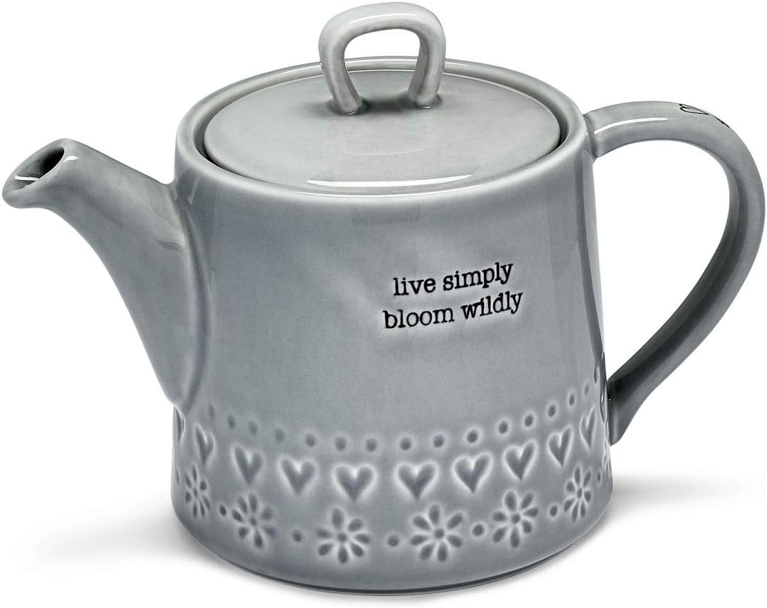Large Ceramic Teapot Tea Pot with Lid Family Size Hot Drinks Server