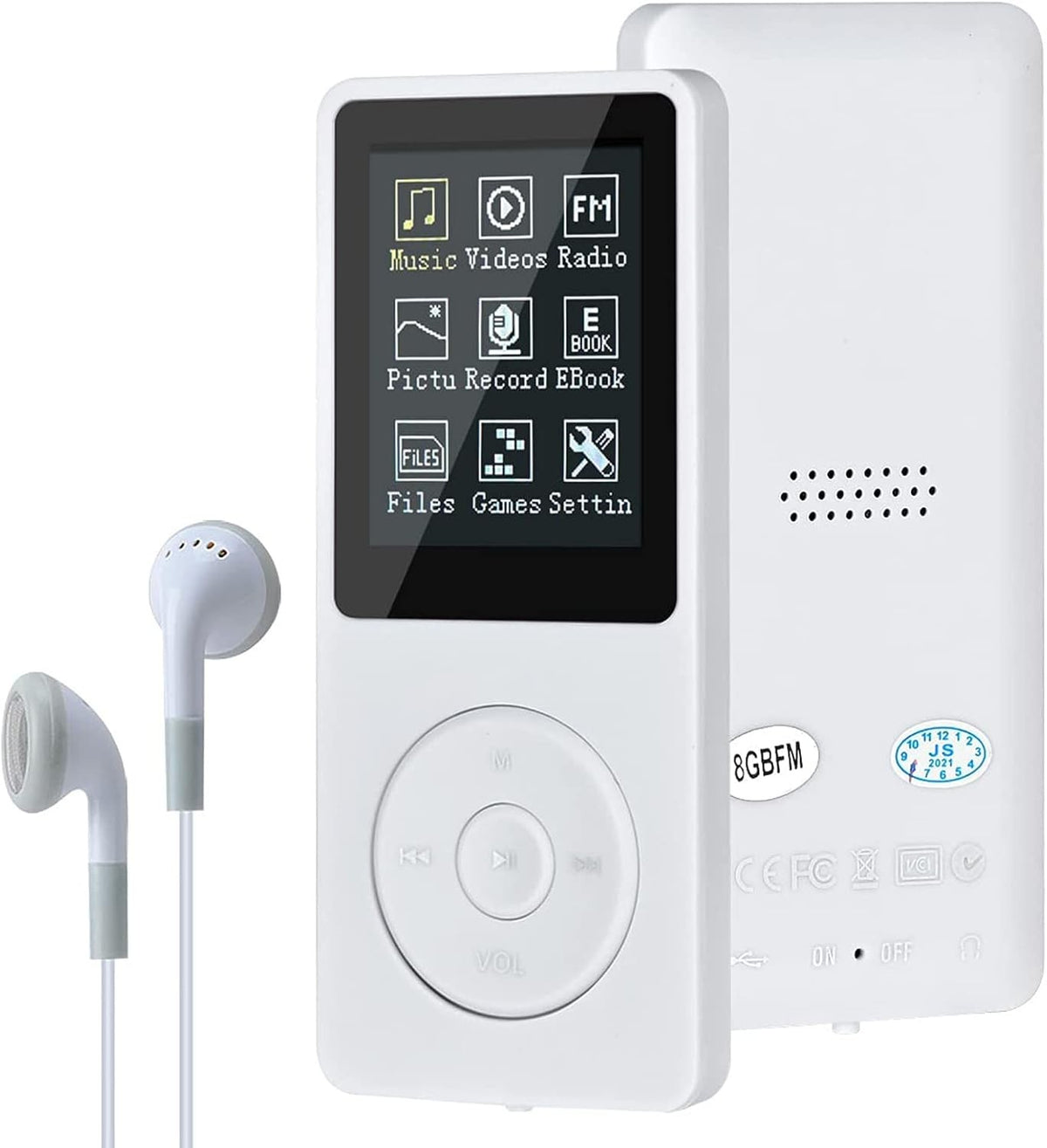 8GB MP3/MP4 Digital Music Player Portable FM Radio & Voice Recorder