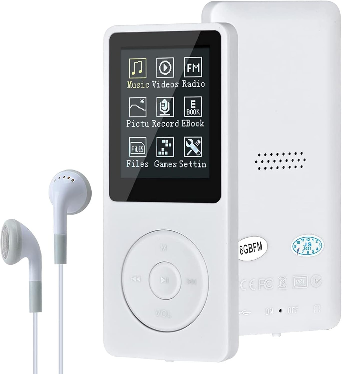 8GB MP3/MP4 Digital Music Player Portable FM Radio & Voice Recorder