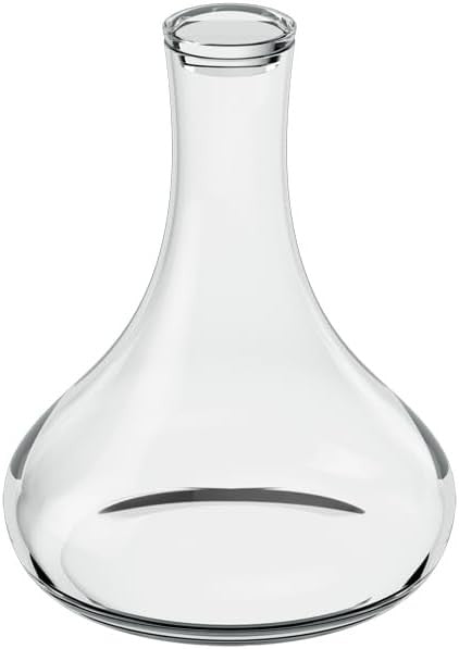 Elegant 1L Crystal Wine Decanter Aerator Carafe Clear Glass for Red & White Wine