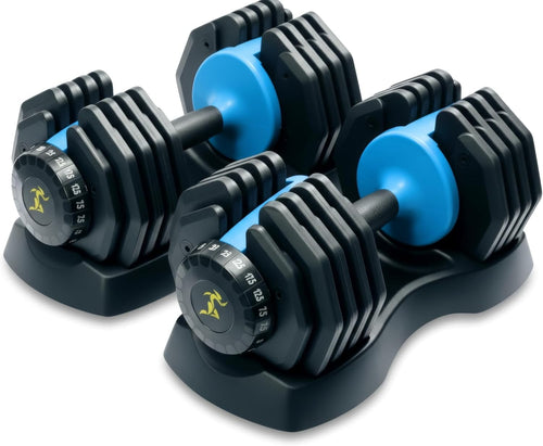 Adjustable Smart Dumbbell 2.5–25kg Quick Dial Compact Home Gym Weight