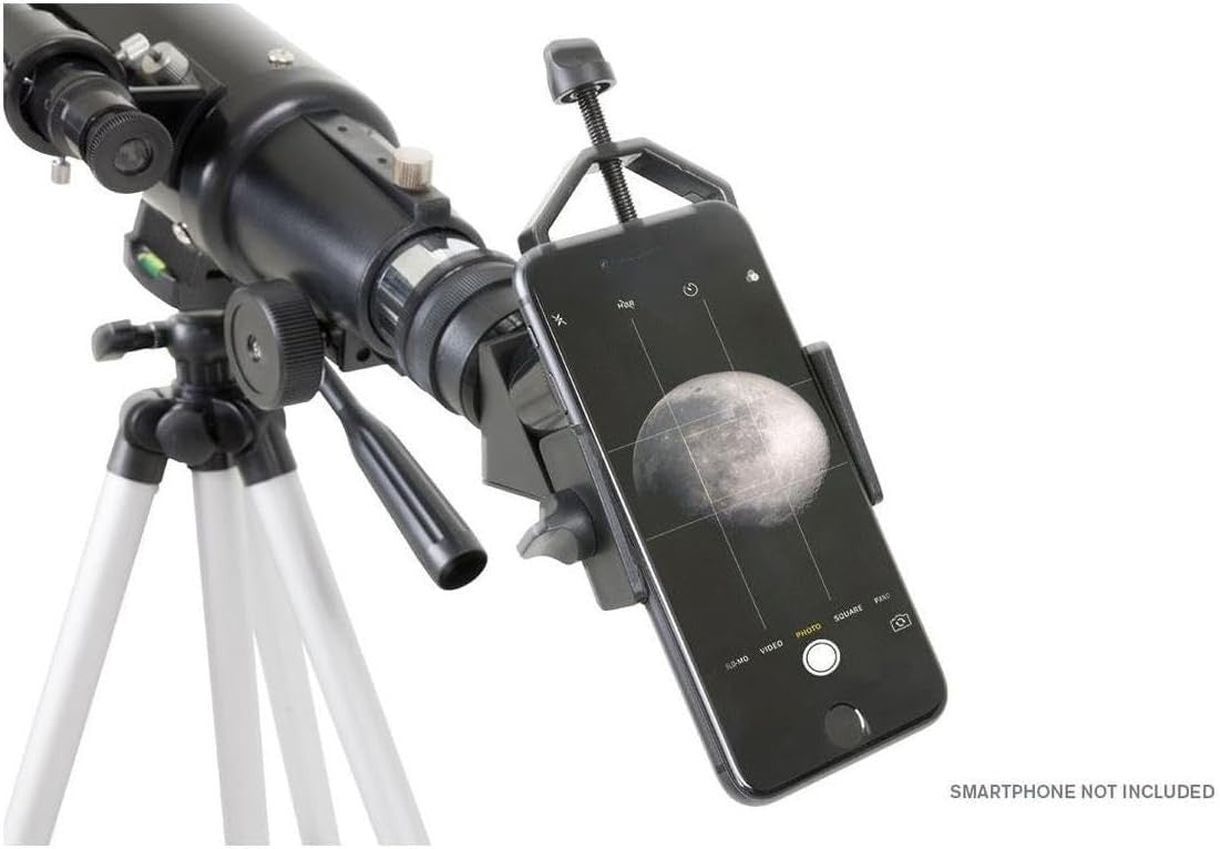 80mm Travel Scope with Smartphone Adapter & Backpack, Black