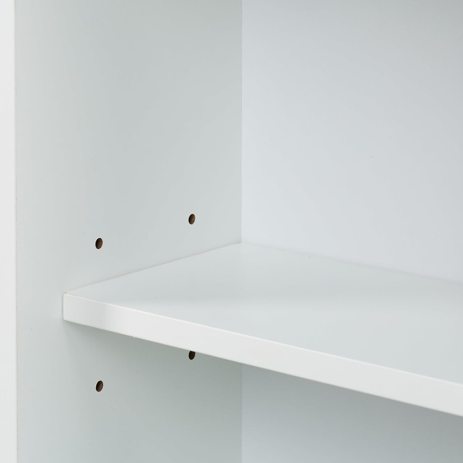 Slim Rolling Storage Cabinet Bathroom Kitchen Trolley Shelves White Cart