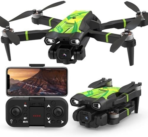 Foldable Mini Drone with 4K Camera, Brushless Motor, 3D Flips, RC Quadcopter