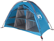 9 Compartment Camping Storage Tent Blue Portable Organizer