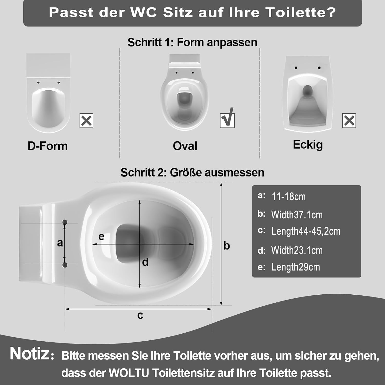 Premium Soft Close Toilet Seat O-Shape Duroplast Adjustable Hinges Plum 45x37cm