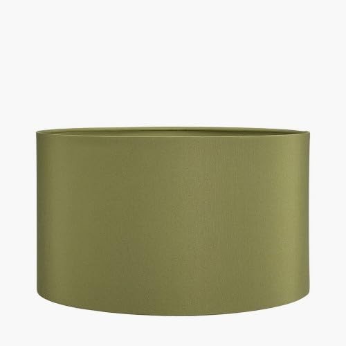 Sage Green Drum Lampshade 35cm Cotton Cylinder Shade Table Floor Lamps