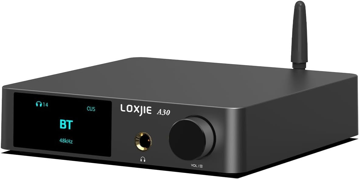A30 Desktop HiFi DAC & Headphone Amp MA12070 USB Bluetooth 5.0