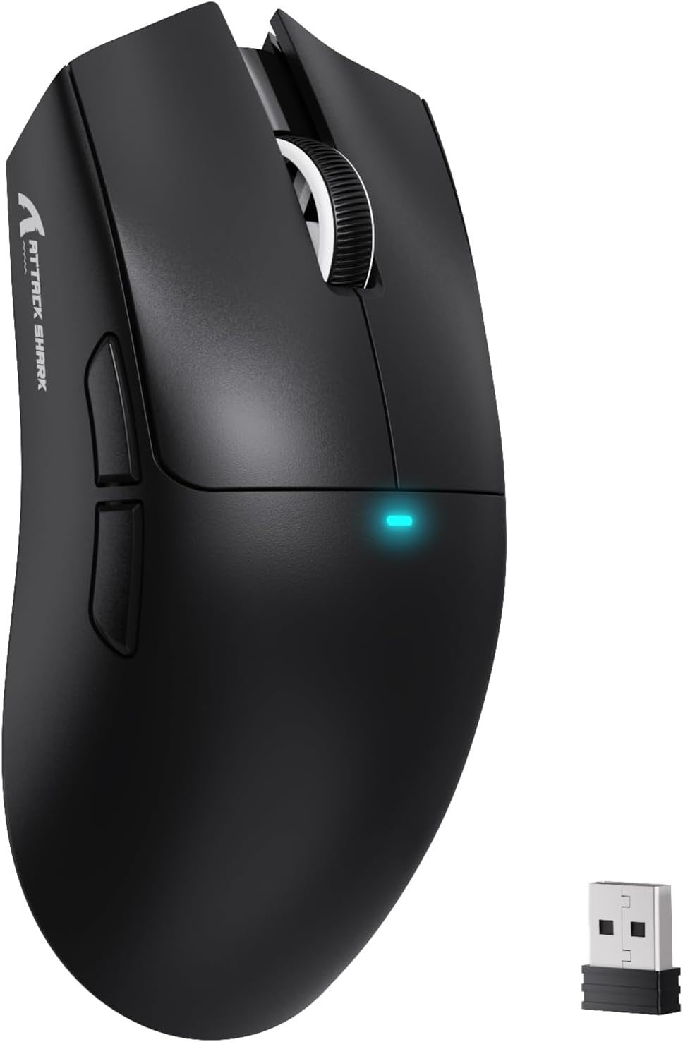 Superlight Gaming Mouse 22000 DPI Tri-Mode 63g 1000Hz Black
