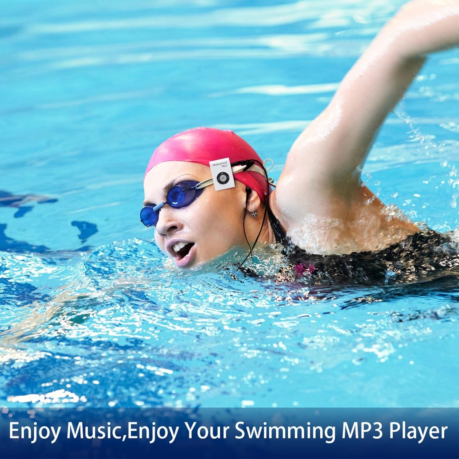 Waterproof Swimming MP3 Player 8GB HIFI Lossless  Headphones