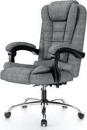 Ergonomic Executive Office Chair High Back Fabric Recliner