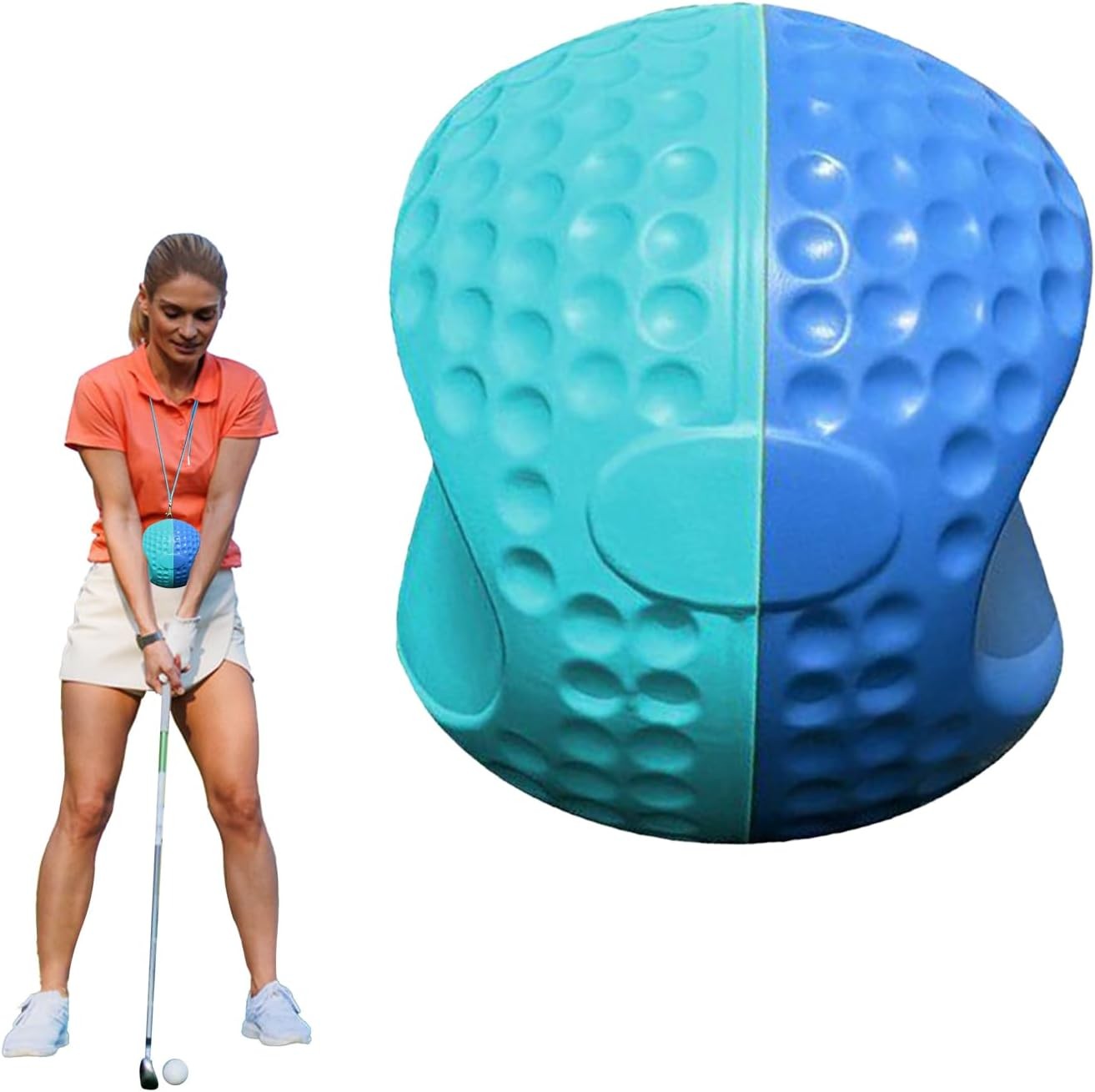 Golf Swing Trainer Ball Posture Correction Practice Aid